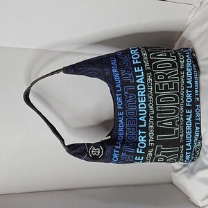 ROBIN RUTH CANVAS TOTE BAG " FORT LAUDERDALE THEME